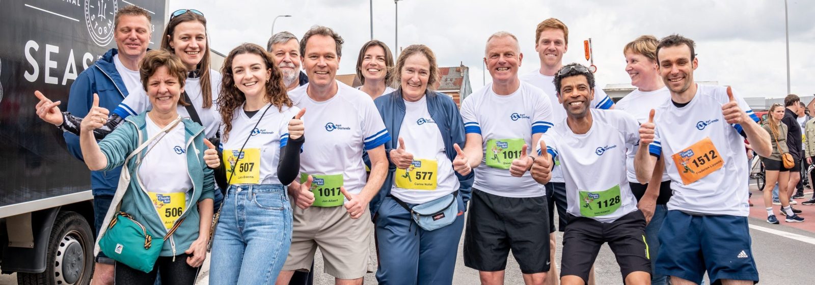 Loopteam medewerkers Haven Oostende