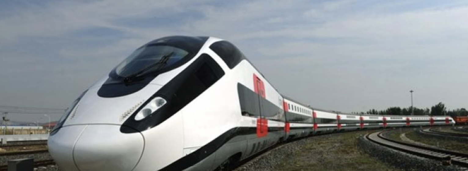 De hogesnelheidsgoederentrein is gebaseerd op een standaard Electric Multiple Unit