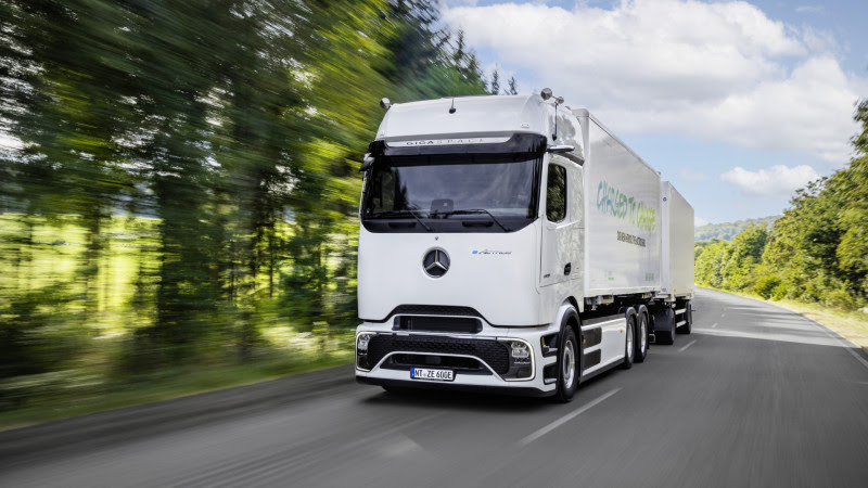 Mercedes eActros elektrische vrachtwagen