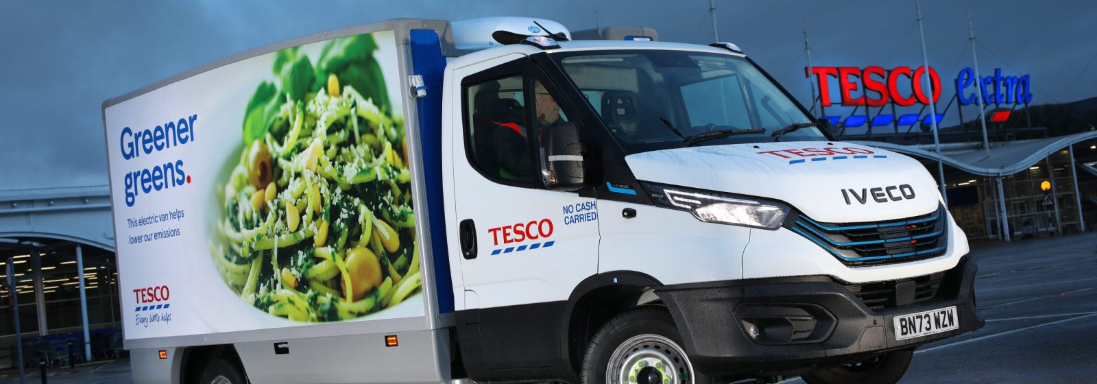 Tesco eDaily elektrische bestelwagen