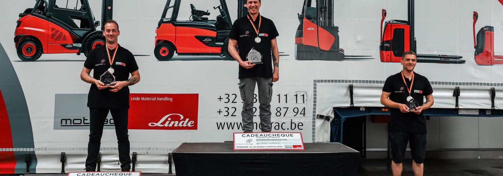 Winnaar Belgian LindeCup Frank Lenaerts