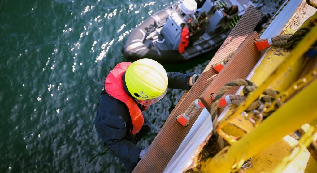 Controleactie op zee