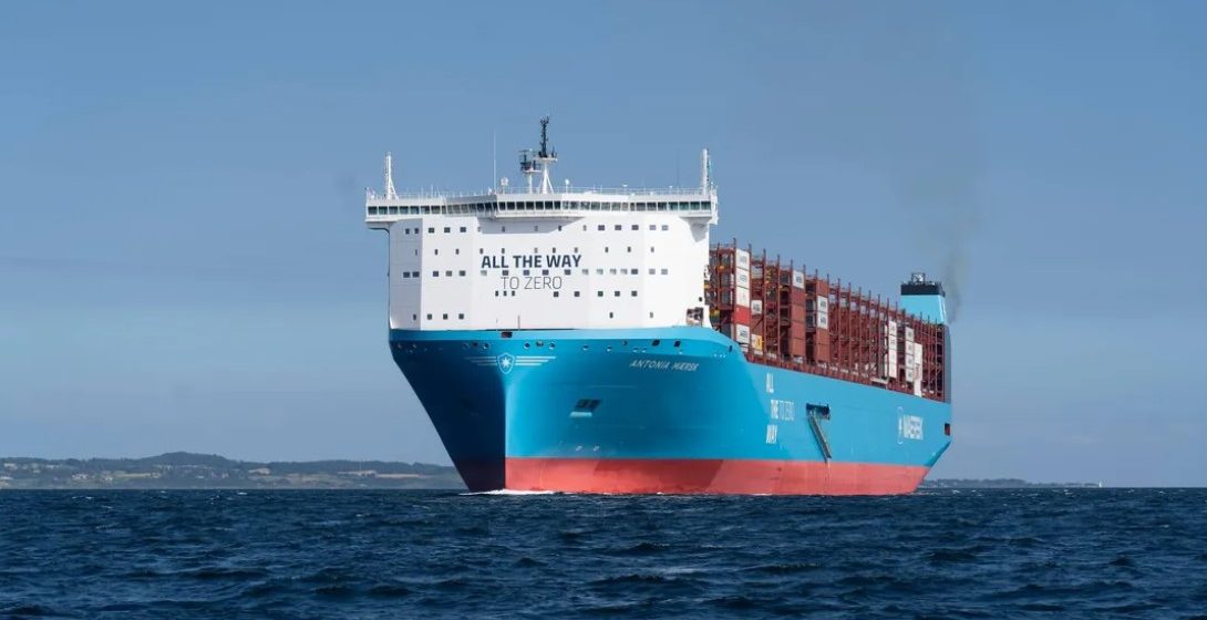 De 'Antiona Maersk' (16.592 teu)