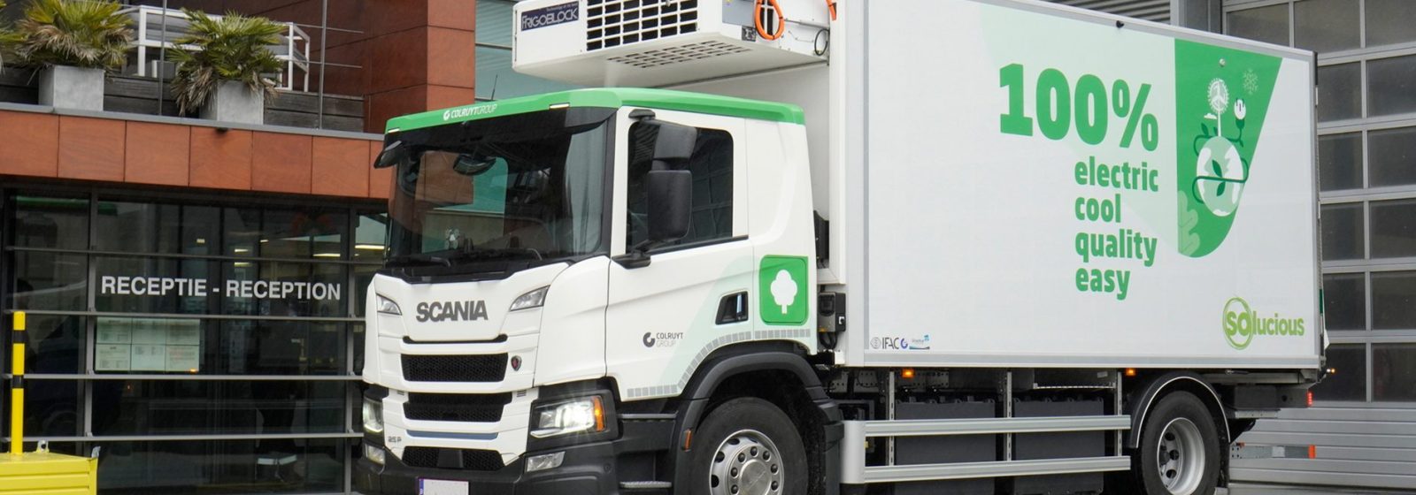 Elektrische truck Scania voor Colruyt Group