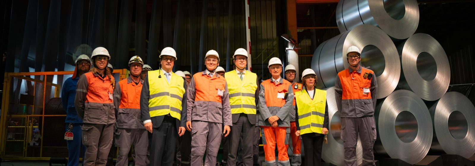 Opening nieuwe productielijn bij ArcelorMittal in Gent