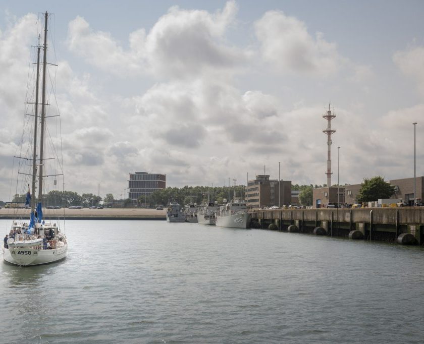 De 'Zenobe Gramme' in Zeebrugge